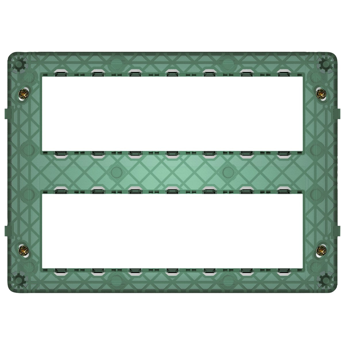 Vimar VM-14620 Frame 14M with Screws Green