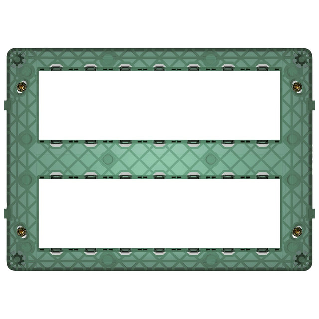 Vimar VM-14620 Frame 14M with Screws Green