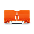 Wago 773-332 Mounting Carrier 773 Series - 2.5 mm² / 4 mm² / 6 mm² for DIN-35 Rail Mounting/Screw Orange