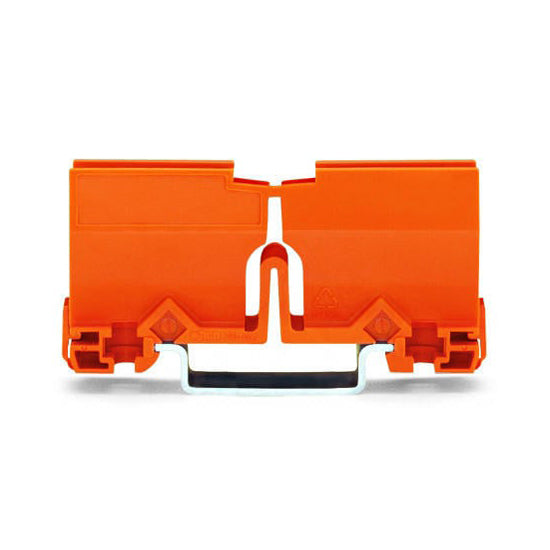 Wago 773-332 Mounting Carrier 773 Series - 2.5 mm² / 4 mm² / 6 mm² for DIN-35 Rail Mounting/Screw Orange