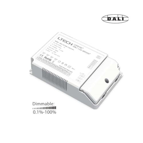 LTECH DALI-50-500-1750-F1P1 50W 500mA ~ 1750mA CC Dali LED Driver - Selectable Output