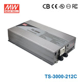 Mean Well TS-3000-212C True Sine Wave 3000W 12VDC to 230VAC 13A - DC-AC Power Inverter