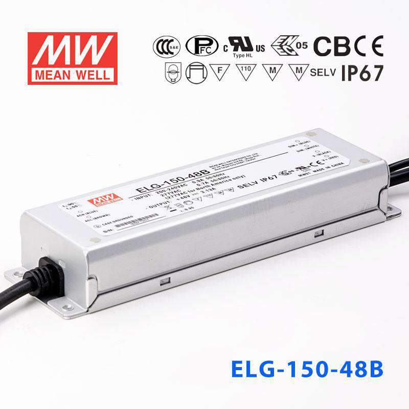 Mean Well ELG-150-48B Power Supply 150W 48V - Dimmable 3.13A