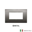Vimar Arke Classic Plate 4M Metal Black Chrome