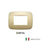 Vimar Arke Round Plate 3M Metal Gold