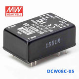 Mean Well DCW08C-05 DC-DC Converter - 8W - 36~72V in ±5V out - PHOTO 1