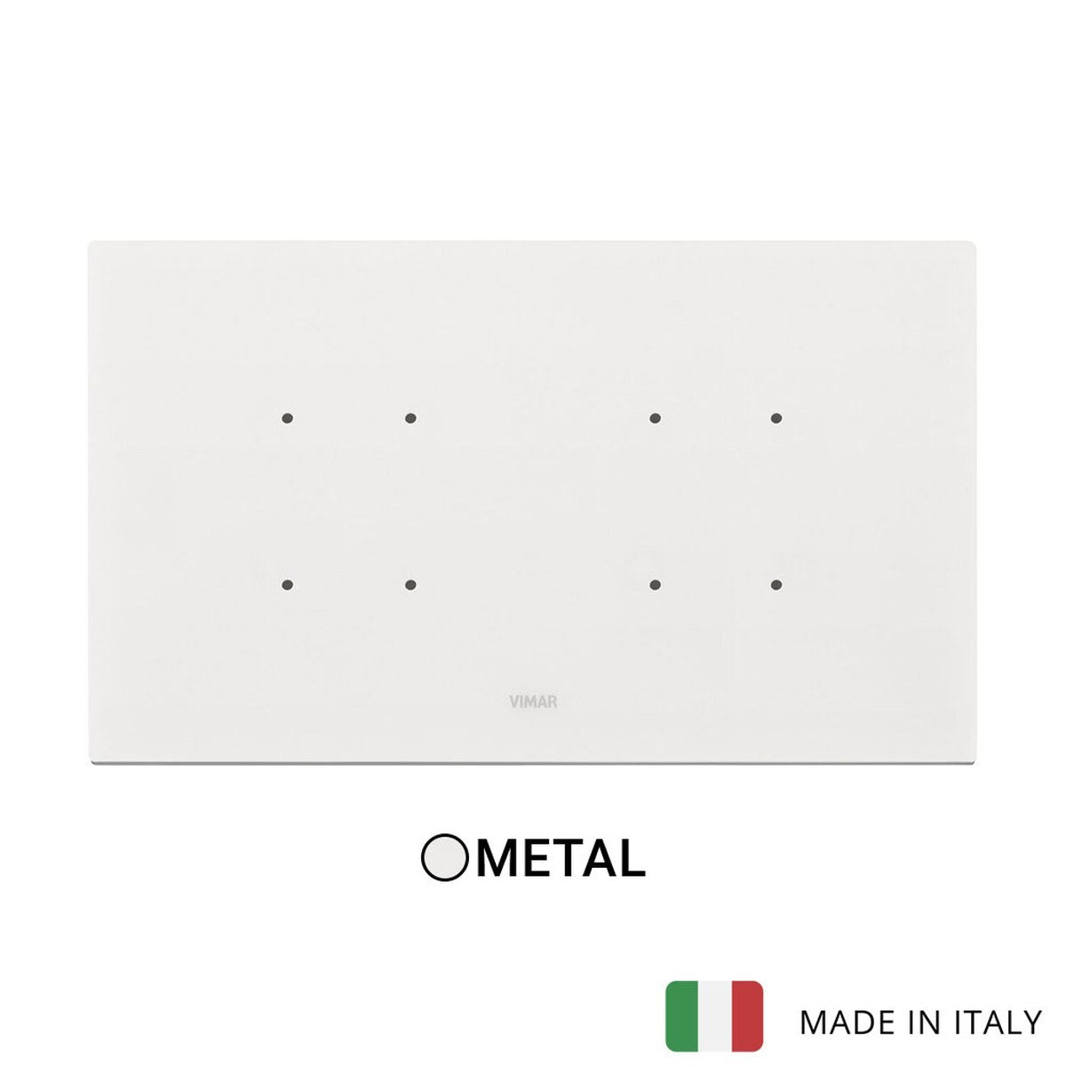 Vimar Eikon Tactil Plate 5MBS (2+blank+2) Corian Glacier Ice