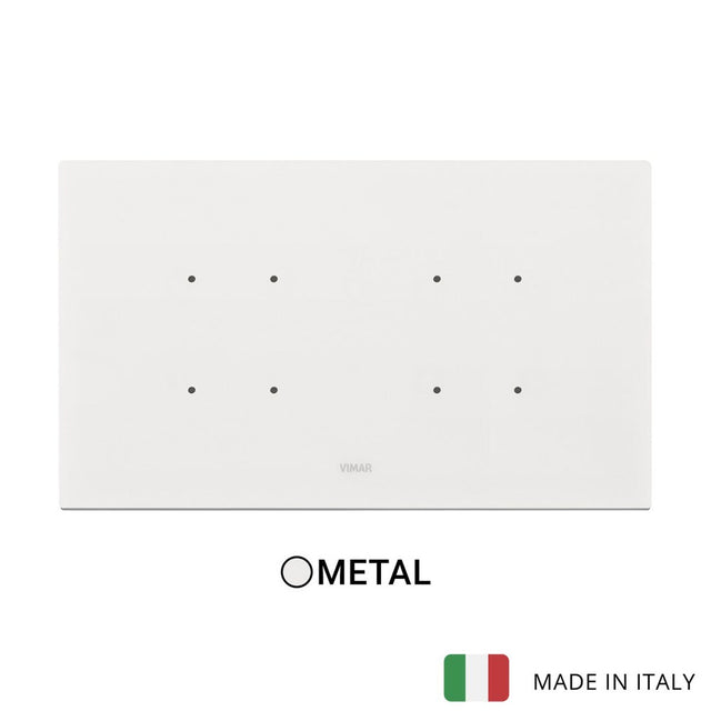 Vimar Eikon Tactil Plate 5MBS (2+blank+2) Corian Glacier Ice