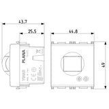 Plana IR Presence Detector White - PHOTO 1