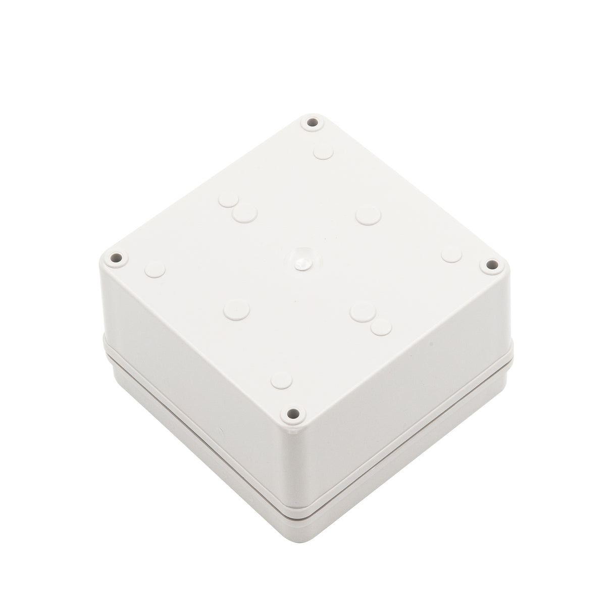 Boxco S-Series 125x125x75mm Plastic Enclosure, IP67, IK08, PC, Grey Cover, Screw Type - PHOTO 3