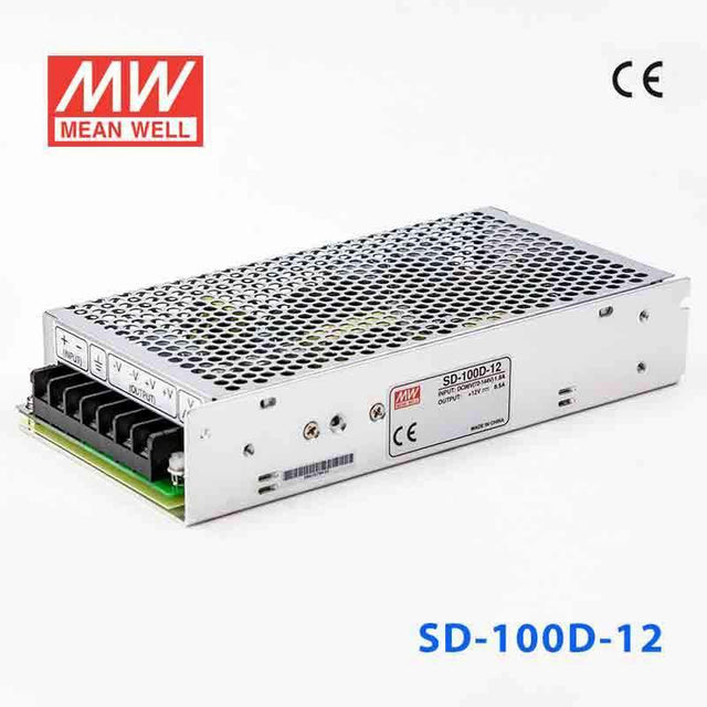 Mean Well SD-100D-12 DC-DC Converter - 100W - 72~144V in 12V out 8.5A