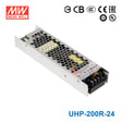 Mean Well UHP-200R-24 Power Supply 201.6W 24V - Redundant 8.4A