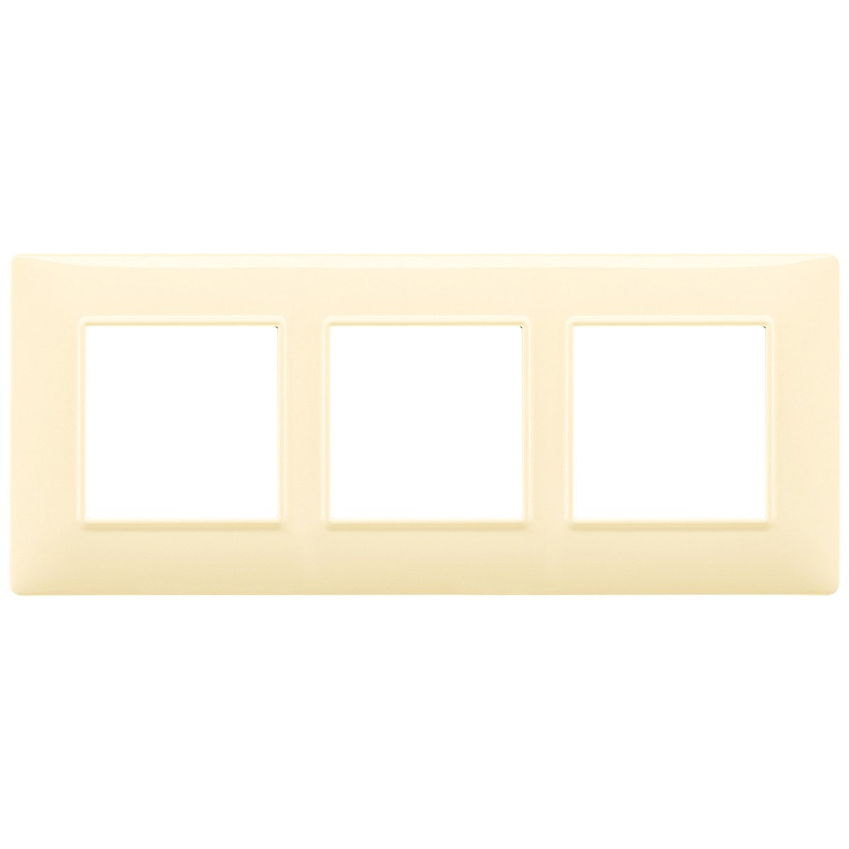 Vimar Plana Plate 6M Technopolymer Cream