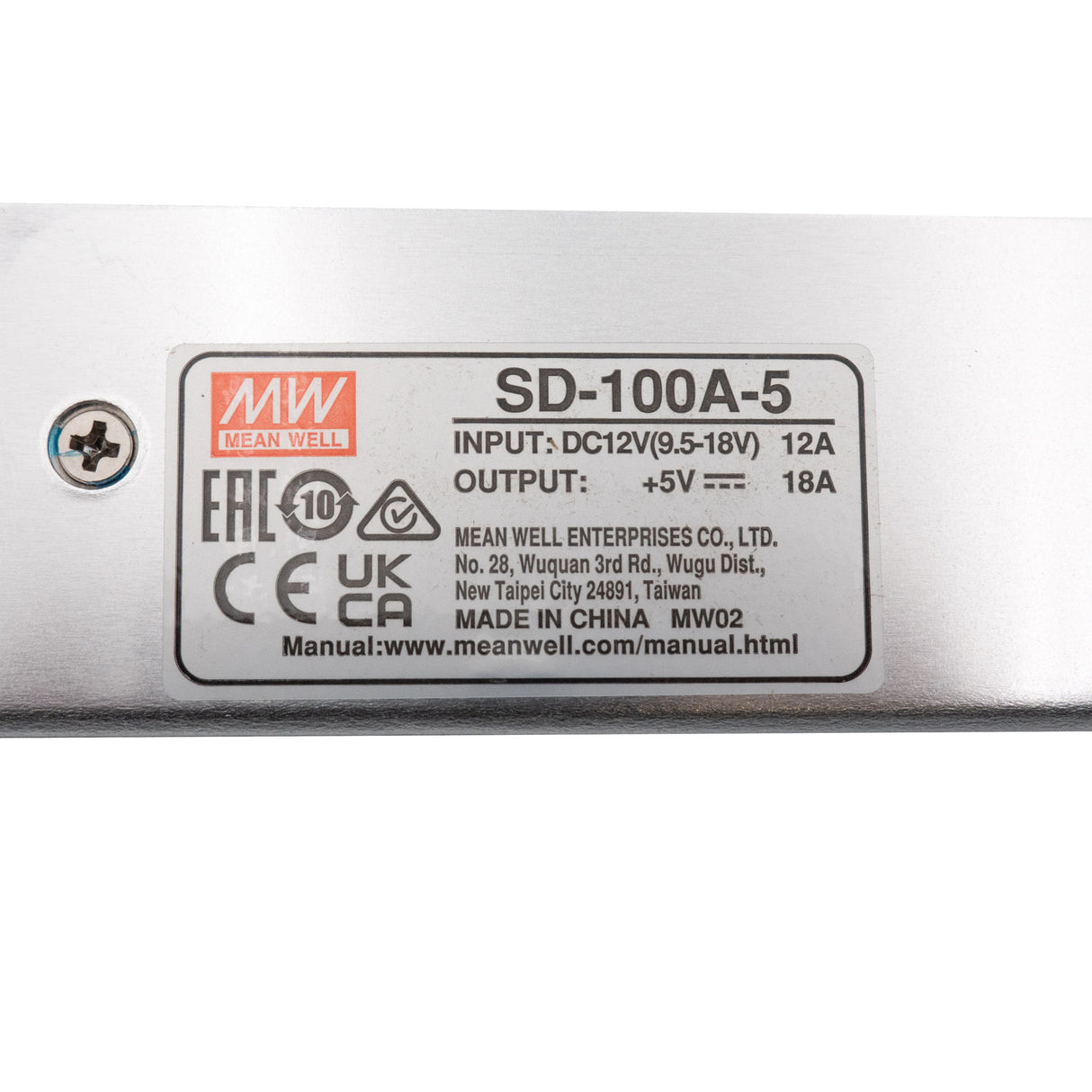 Mean Well SD-100A-5 DC-DC Converter - 100W - 9.5~18V in 5V out 18A - PHOTO 3
