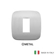 Vimar Arke Round Plate 1M Metal Matt Silver