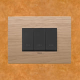 Vimar Eikon Wood 3 Gang Switch - Oak - 16A - PHOTO 5