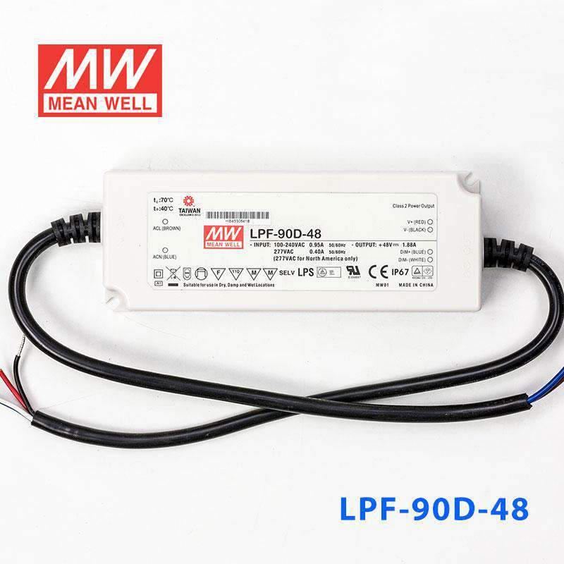 Mean Well LPF-90D-48 Power Supply 90W 48V - Dimmable 1.88A - PHOTO 2