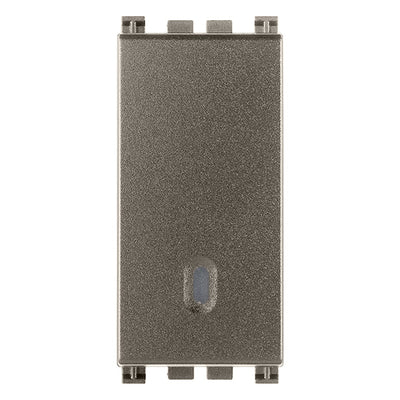 Vimar Arke 1P NO 10A Push Button Grey