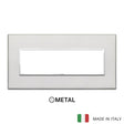 Vimar Eikon Evo Plate 7M Aluminium Silver