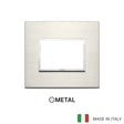 Vimar Eikon Evo Plate 3M Aluminium Titanium