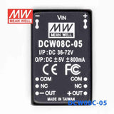 Mean Well DCW08C-05 DC-DC Converter - 8W - 36~72V in ±5V out - PHOTO 2