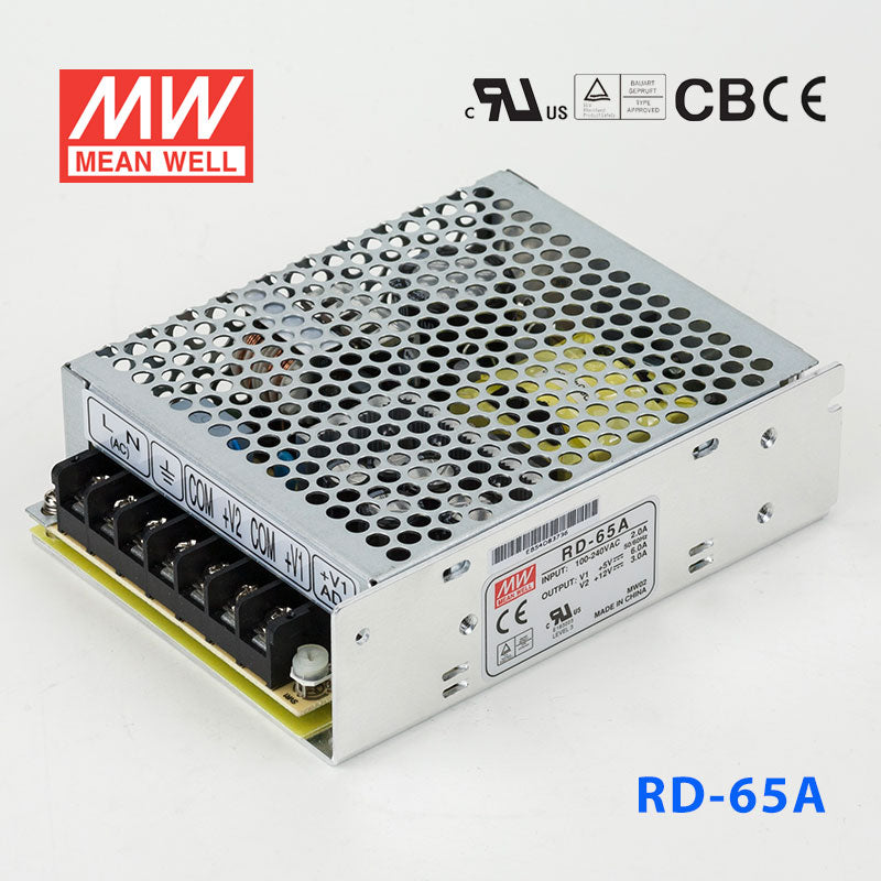 Mean Well RD-65A Power Supply 65W 5V 12V