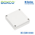 Boxco M-Series 130x130x35mm Plastic Enclosure, IP67, IK08, PC, Grey Cover, Screw Type