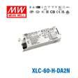 Mean Well XLC-60-H-DA2N LED Driver 60W 1400mA 9~54V Constant Power, DALI2 + Push Dimming, NFC Current Setting