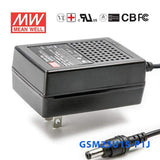 Mean Well GSM25U15-P1J Power Supply 25W 15V 1.66A