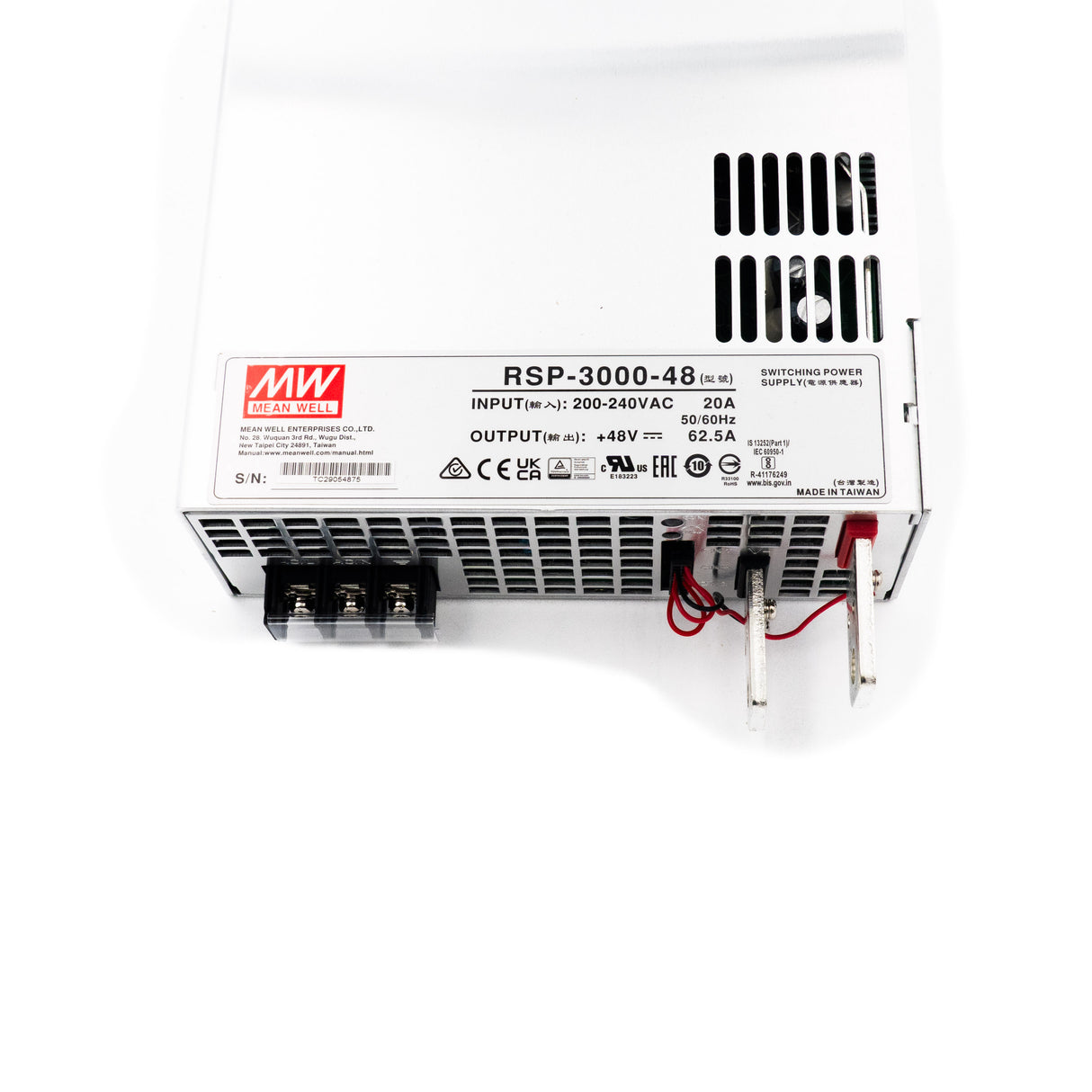 Mean Well RSP-3000-48 Power Supply 3000W 48V 62.5A - PHOTO 3