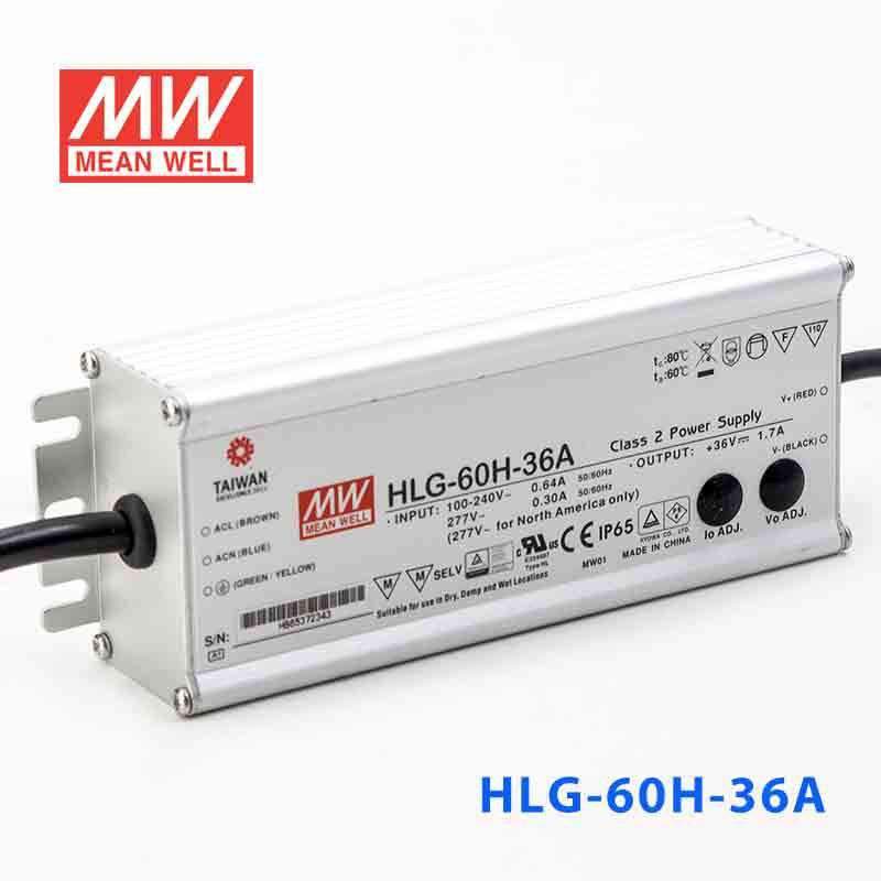 Mean Well HLG-60H-36A Power Supply 60W 36V - Adjustable 1.7A - PHOTO 1