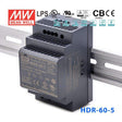 Mean Well HDR-60-5 Ultra Slim Step Shape Power Supply 60W 5V 6.5A - DIN Rail