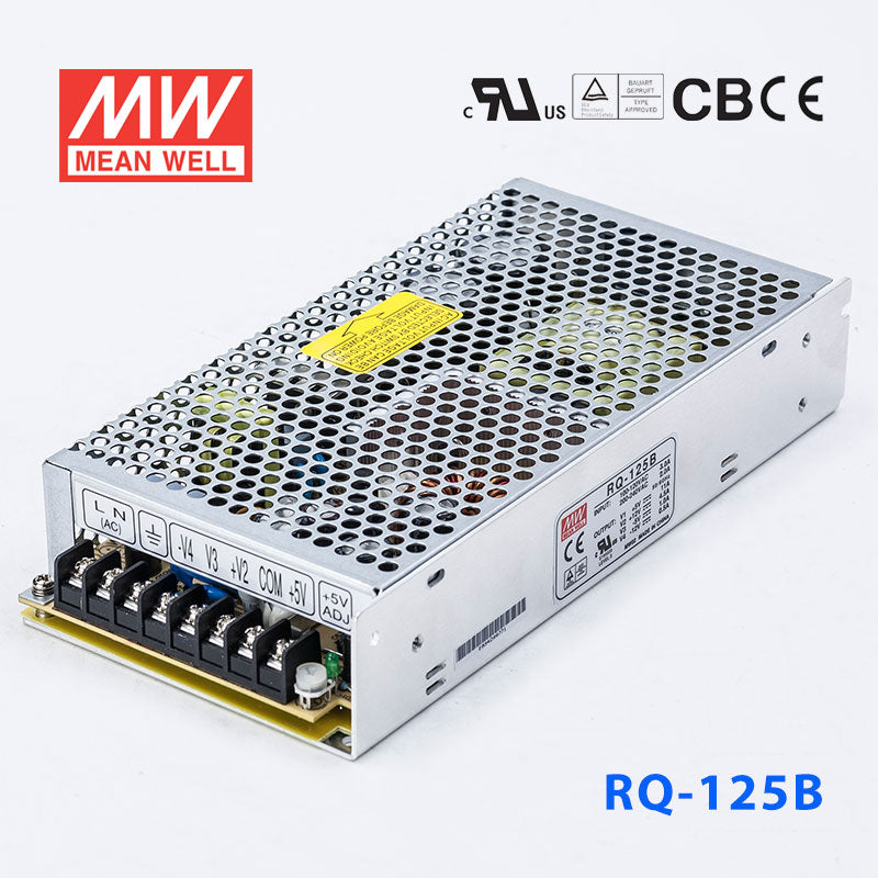 Mean Well RQ-125B Power Supply 125W 5V 12V -5V -12V