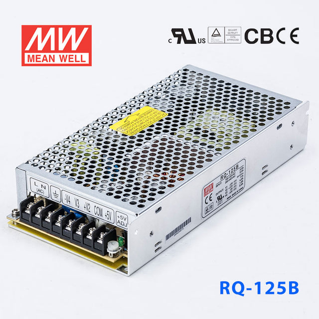 Mean Well RQ-125B Power Supply 125W 5V 12V -5V -12V