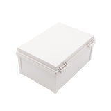 Boxco Q-Series 250x350x160mm Plastic Enclosure, IP67, IK08, ABS, Grey Cover, Hinge Type with Plate - PHOTO 3