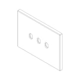 Vimar Eikon Plate 3Mx3 Vintage Brushed Nickel - PHOTO 2