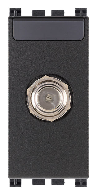 Arke F Type Female Socket Connector Grey