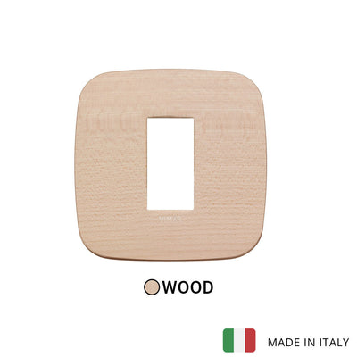 Vimar Arke Round Plate 1M Wood Maple