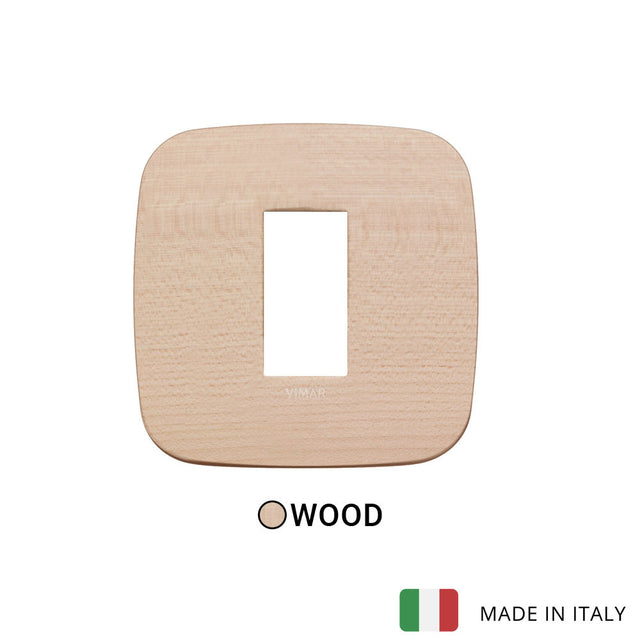 Vimar Arke Round Plate 1M Wood Maple