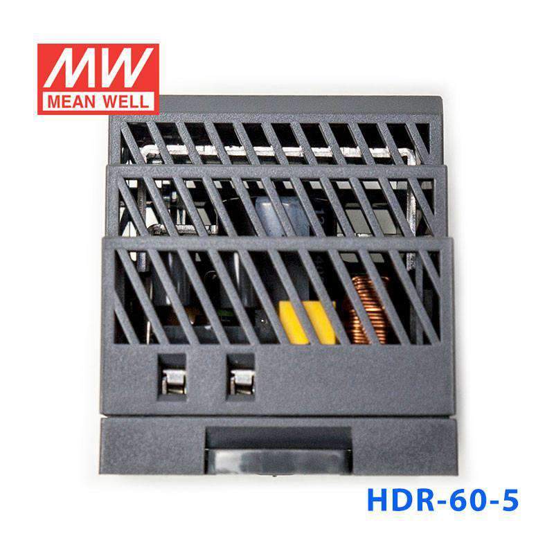 Mean Well HDR-60-5 Ultra Slim Step Shape Power Supply 60W 5V - DIN Rail - PHOTO 3