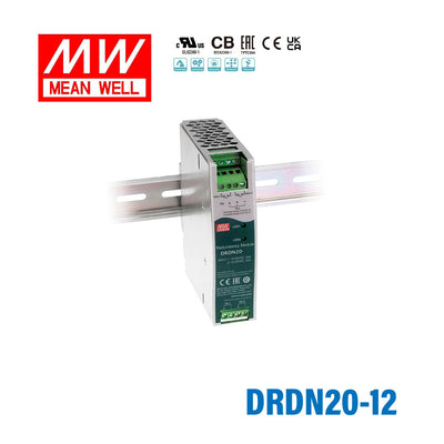 Mean Well DRDN20-12 Redundancy Module Power Supply 20A - DIN Rail