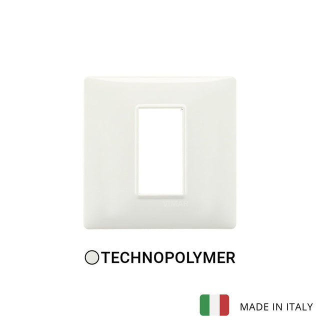 Vimar Plana Plate 1M Technopolymer Ivory