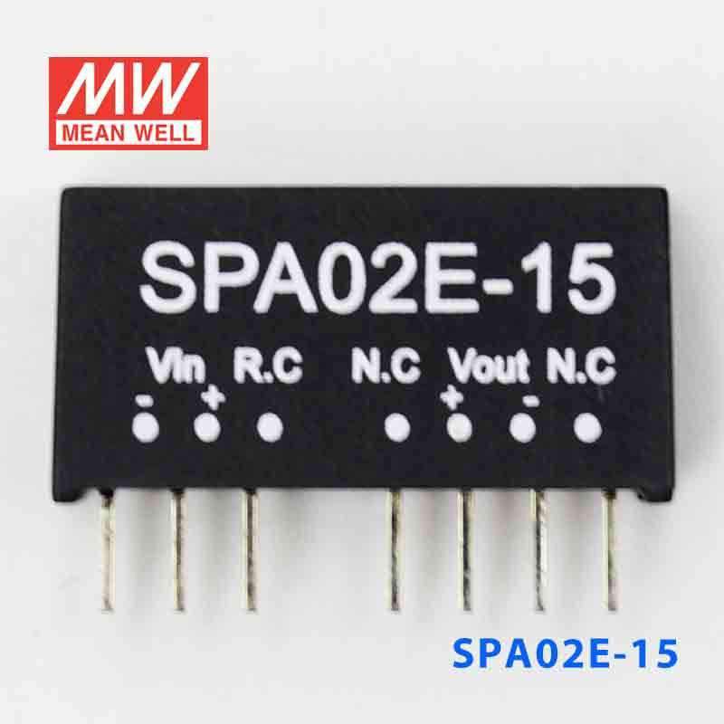 Mean Well SPA02E-15 DC-DC Converter - 1.8W - 4.5~9V in 15V out - PHOTO 2
