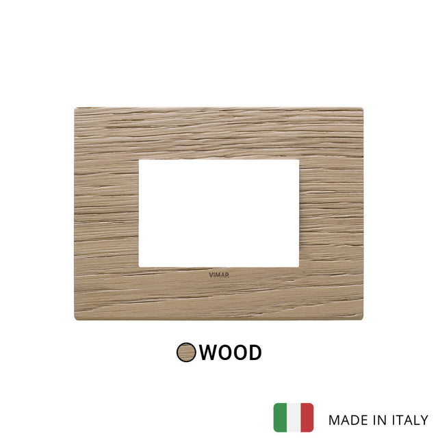 Vimar Eikon Plate 3M Wood Oak