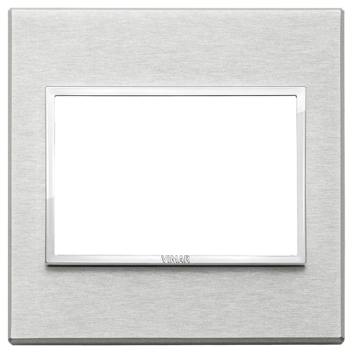 Vimar Eikon Evo Plate 3M Aluminium Grey