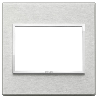 Vimar Eikon Evo Plate 3M Aluminium Grey