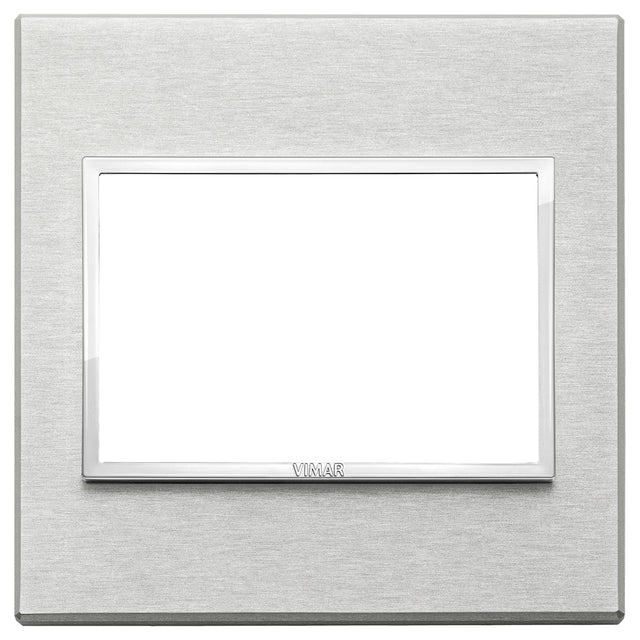 Vimar Eikon Evo Plate 3M Aluminium Grey