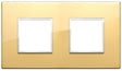 Vimar Eikon Evo Plate 4M (2+2) 71MM Aluminium Polished Gold
