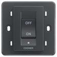 Eikon 2P 45A 1-Way Cooker Switch 3M Grey