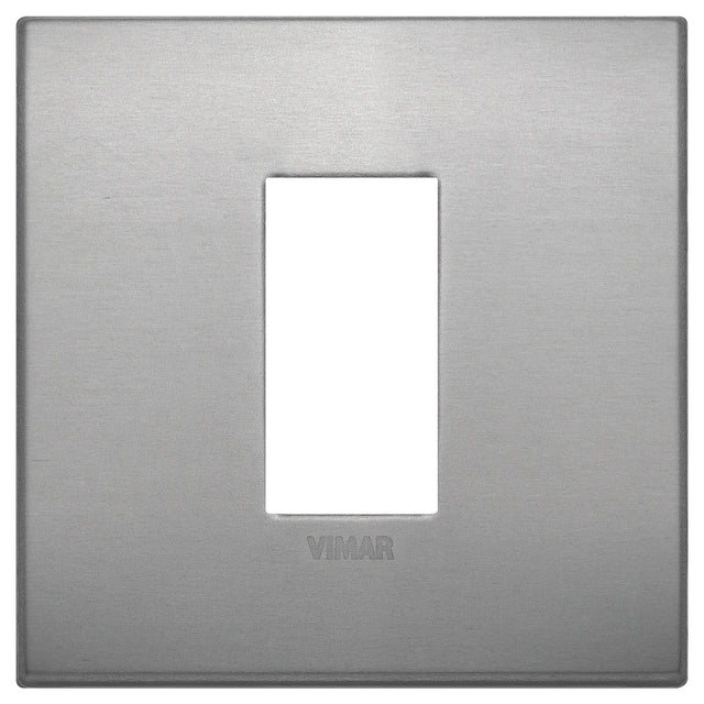Vimar Arke Classic Plate 1M Aluminium Lava